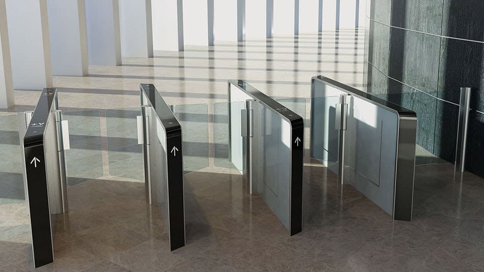 KONE Turnstile 30 is a good solution for busy environments where high throughput is required.